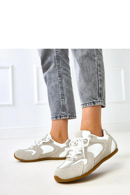 beige lace sport shoes view 16