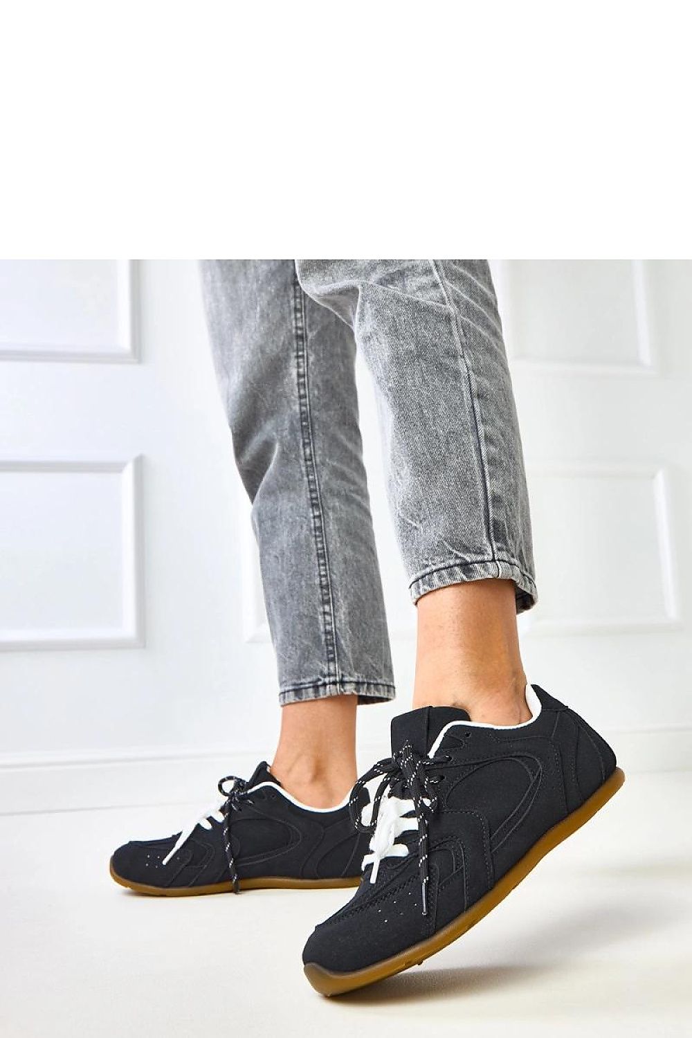 beige lace sport shoes view 19