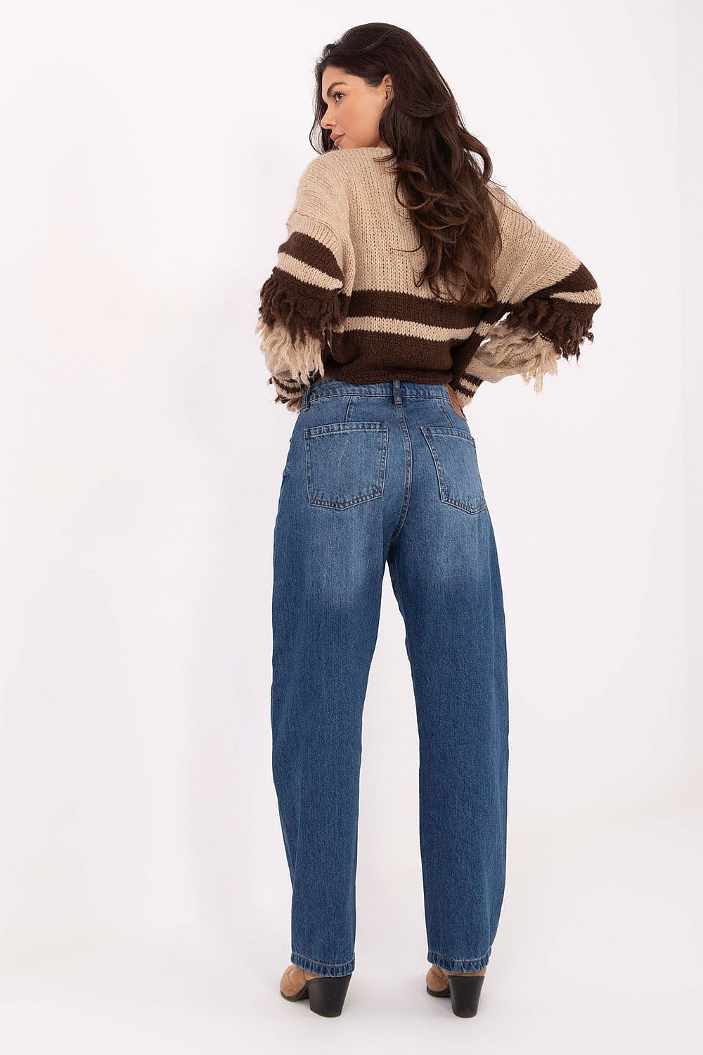 Women's Blue Jeans side view