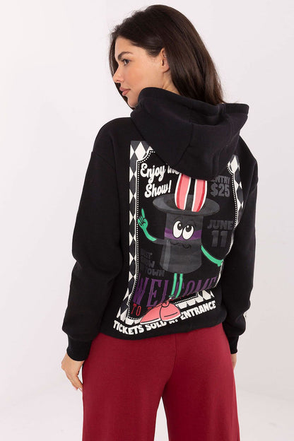 Women's Grey, White, and Pink Sweatshirt detail view