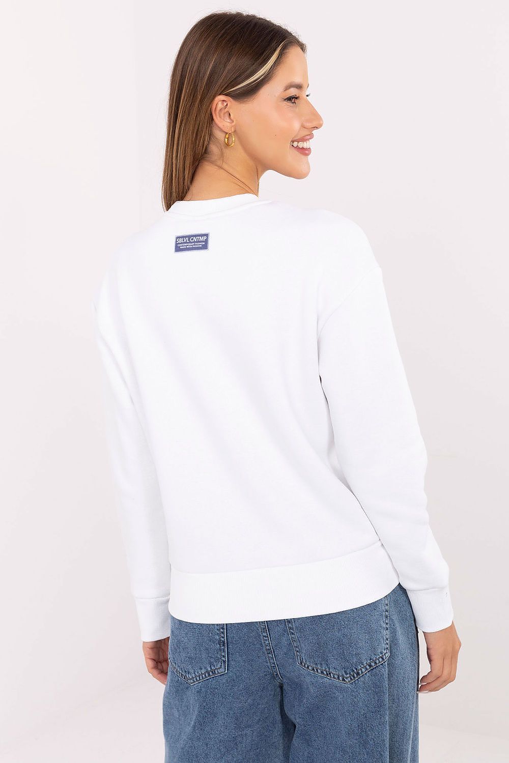 Women's Green, White, and Red Sweatshirt view 6