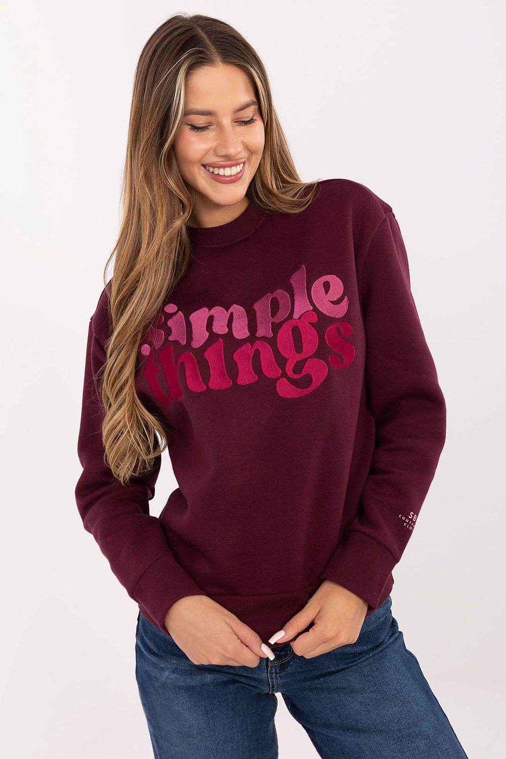 Women's Green, White, and Red Sweatshirt view 7
