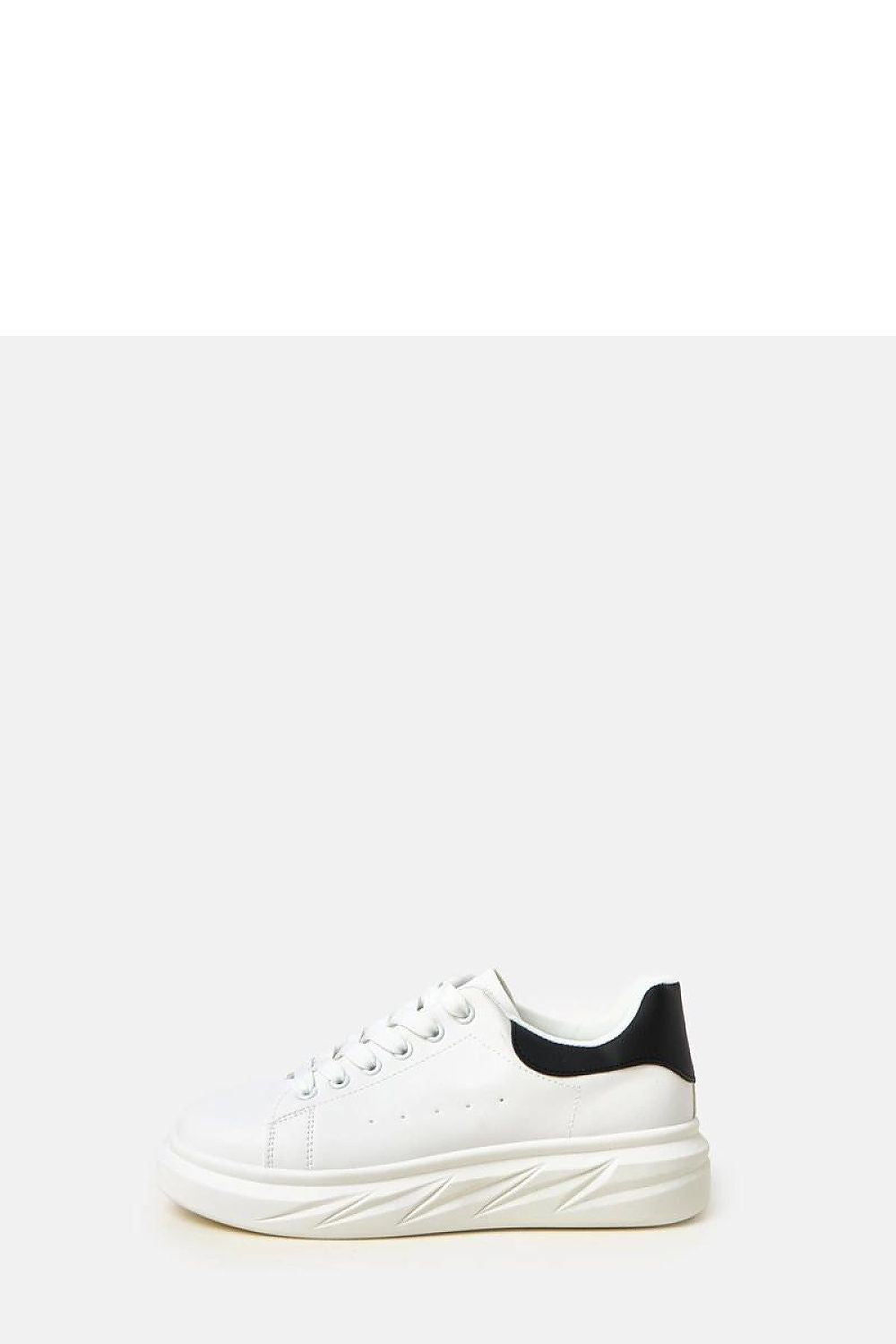 white lace mini sport shoes back view