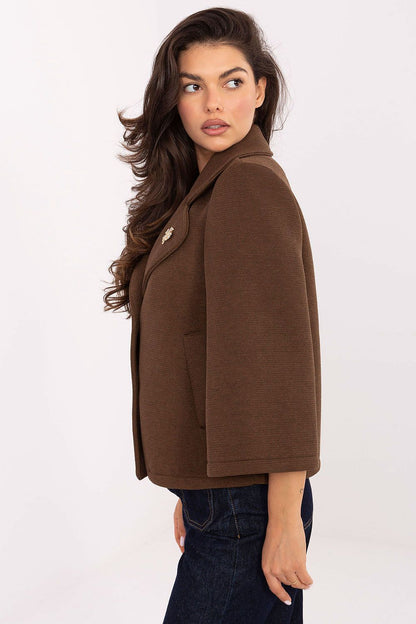 brown coat alternate angle