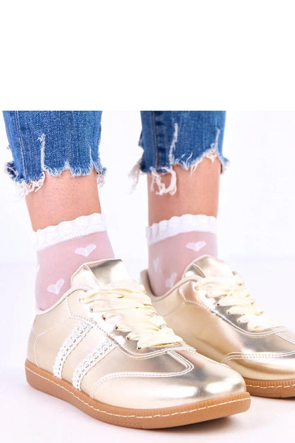 grey lace satin sport shoes view 14