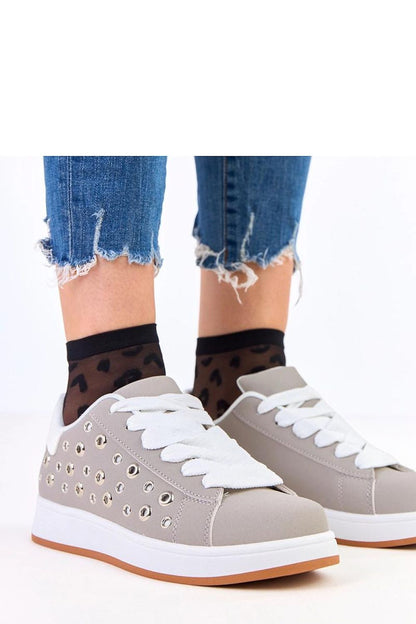 navy blue lace sport shoes view 12