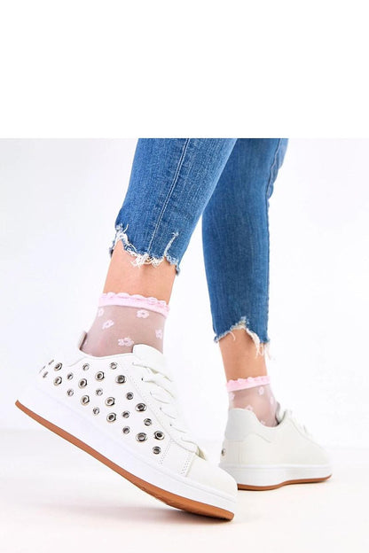 navy blue lace sport shoes view 15