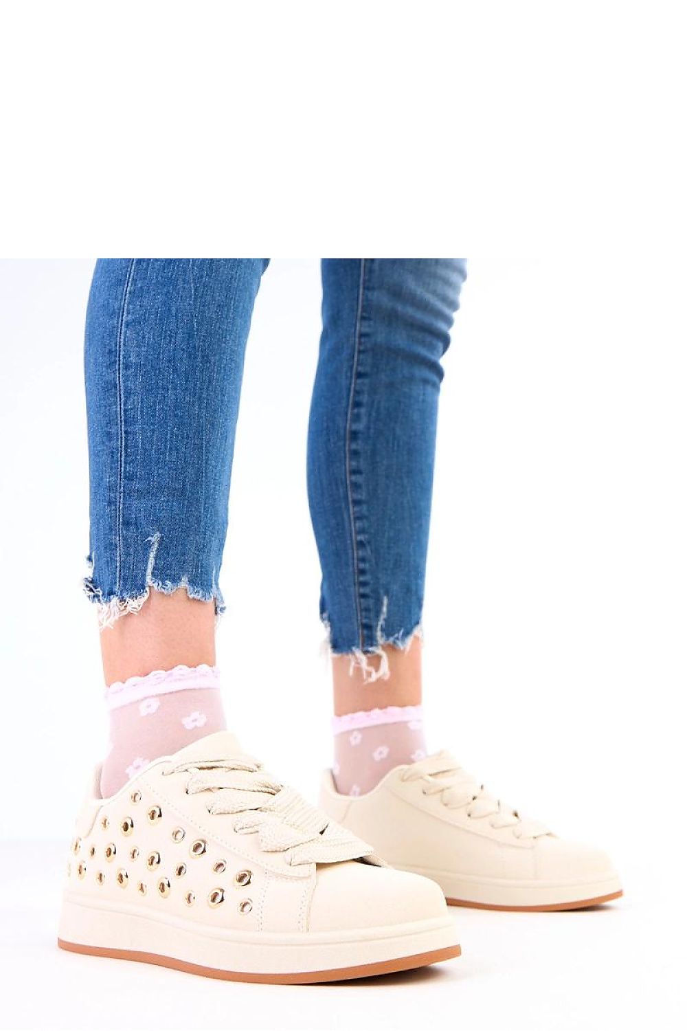 navy blue lace sport shoes view 16