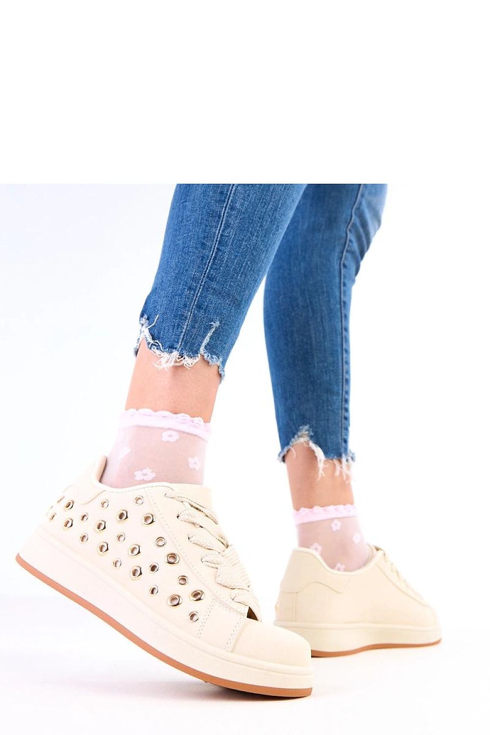 navy blue lace sport shoes view 18