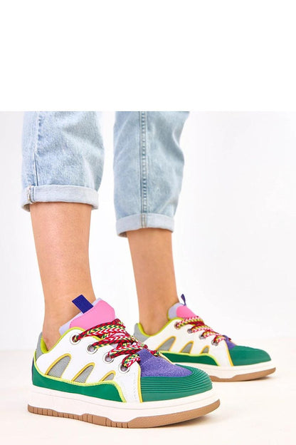 black lace sport shoes side view