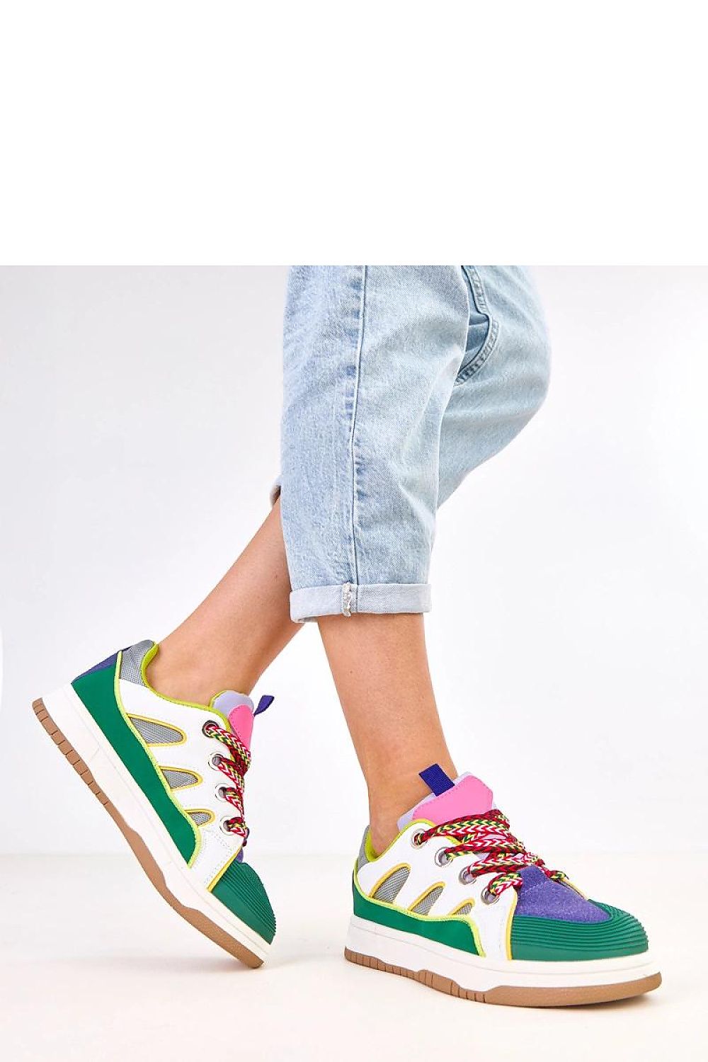 black lace sport shoes view 6