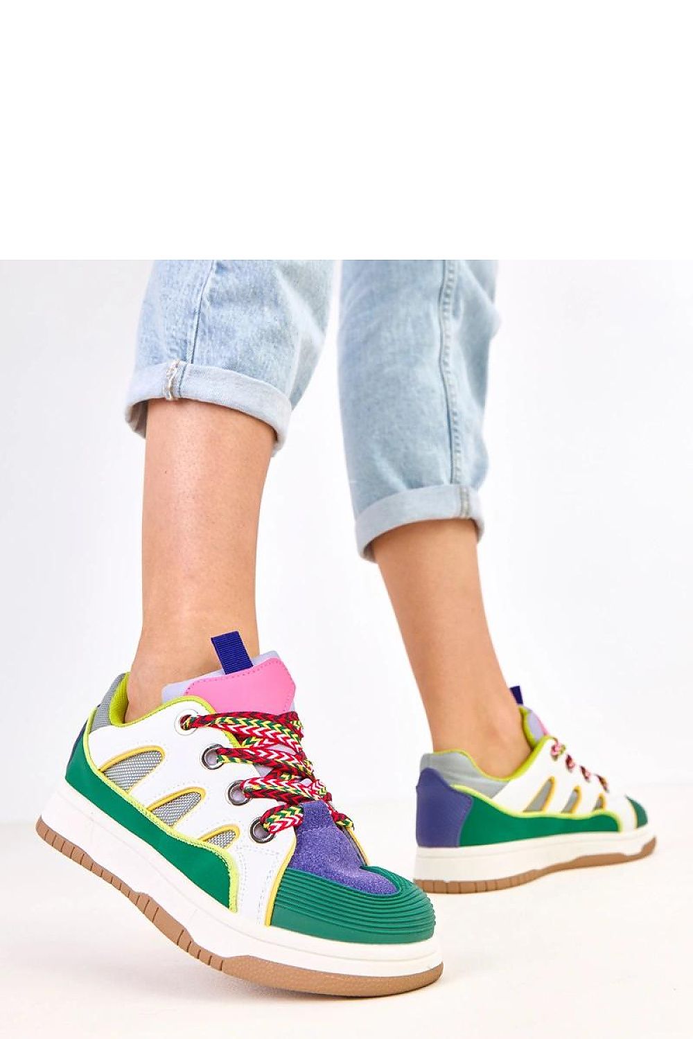 black lace sport shoes view 7