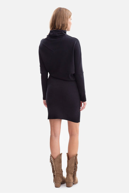 violet wrap ribbed day dress view 12