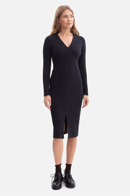 violet ribbed sleeveless day dress view 8