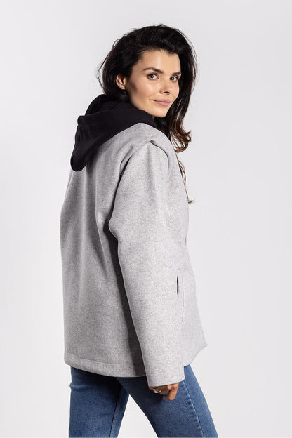 grey jacket detail view