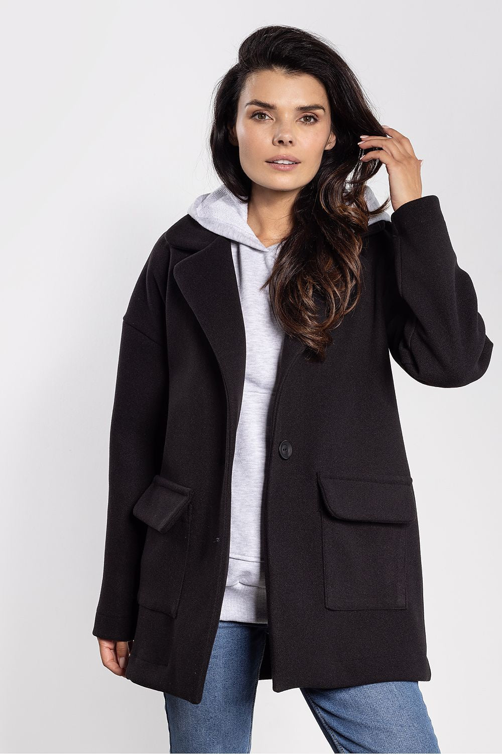 grey mini jacket view 9