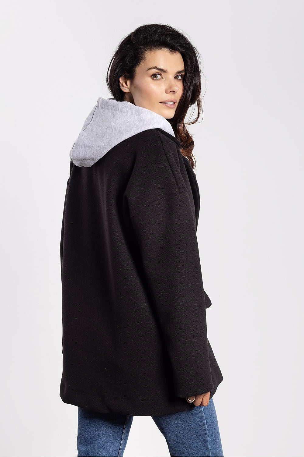 grey mini jacket view 10