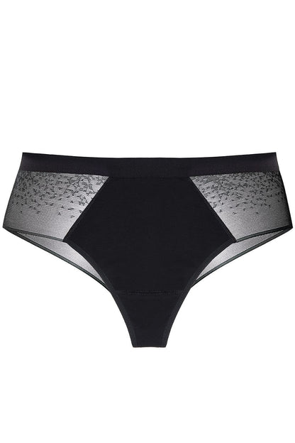 black lace matching set alternate angle