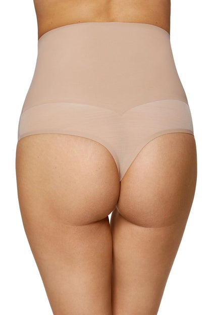 beige tulle mini t-backs alternate angle