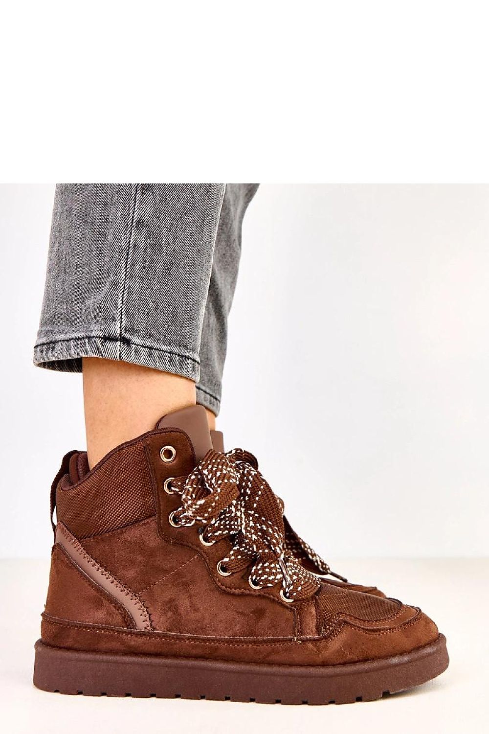 red lace sport shoes view 6