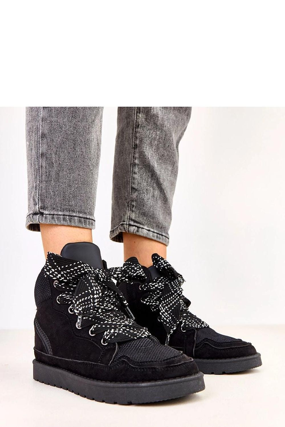 red lace sport shoes view 12