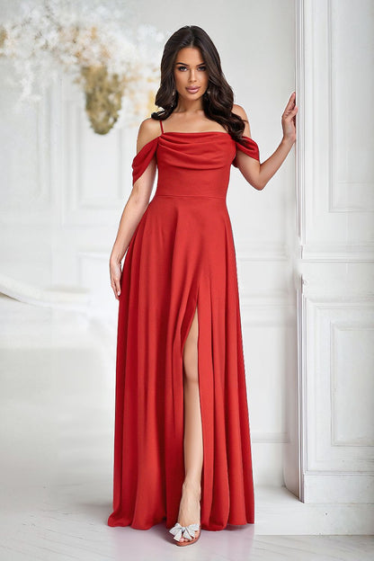 beige long dress view 16