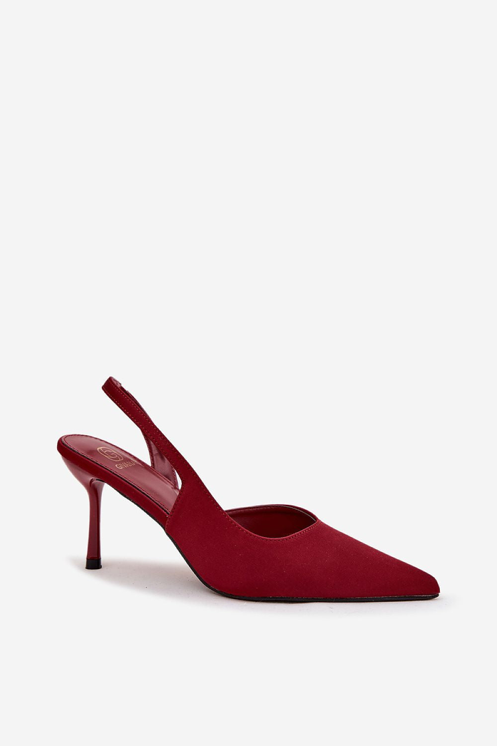 red midi high heels alternate angle