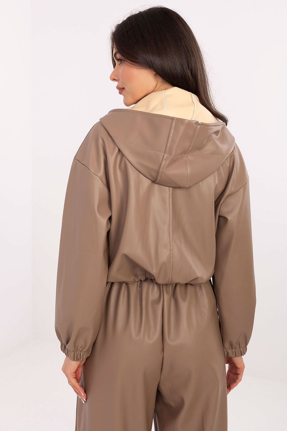 beige jacket detail view