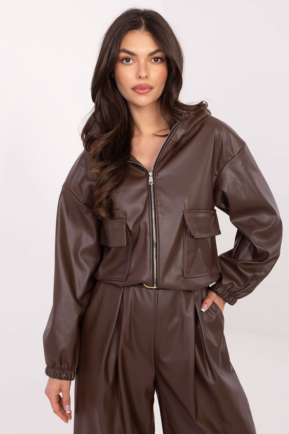 beige jacket back view