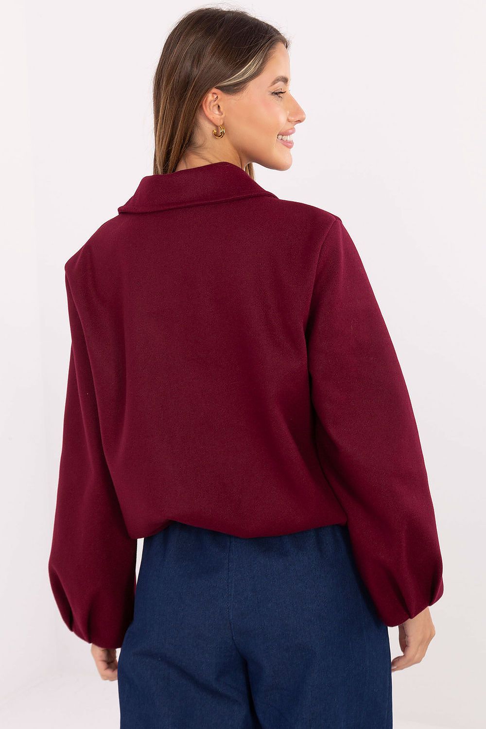 black long sleeve jacket view 6