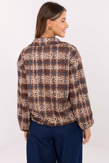multicolor long sleeve jacket view 6