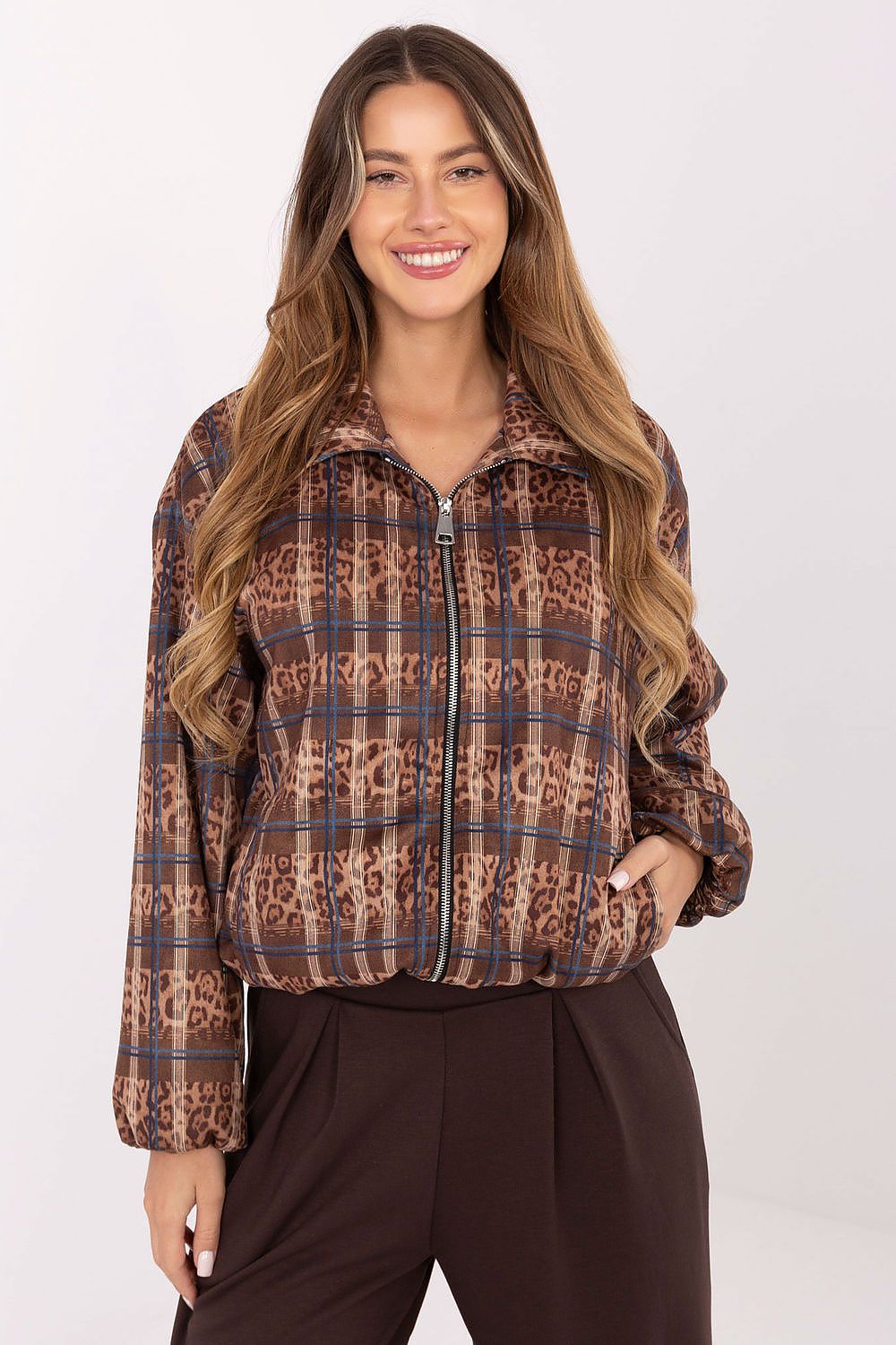 multicolor long sleeve jacket view 7