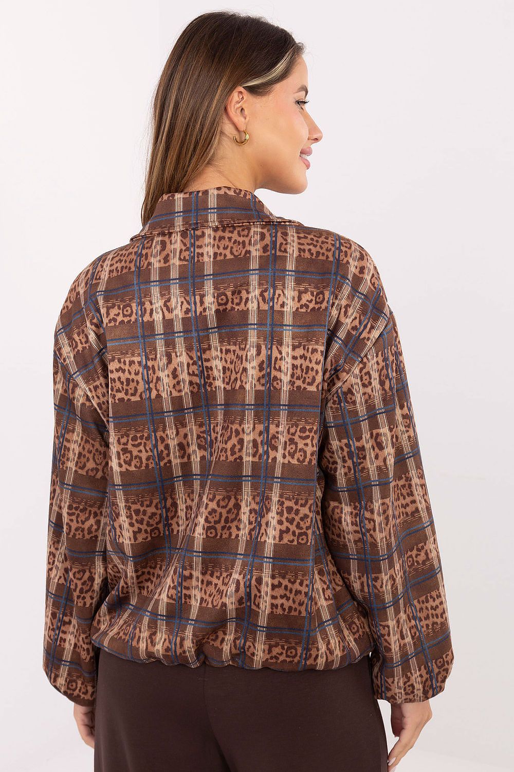 multicolor long sleeve jacket view 9