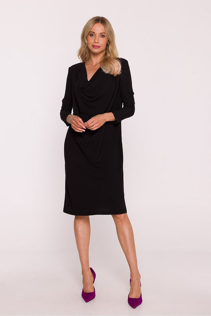 violet pencil belted evening dress view 12