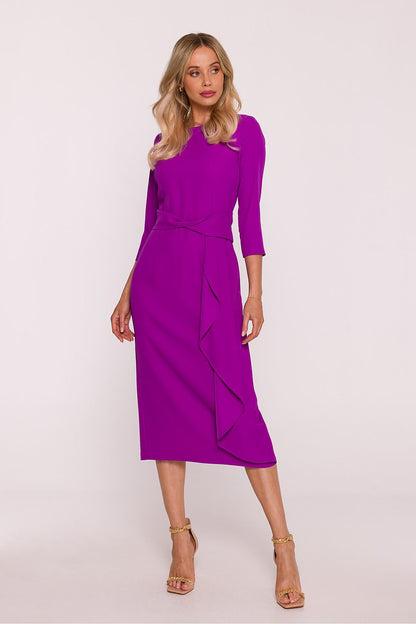 violet mini evening dress alternate angle