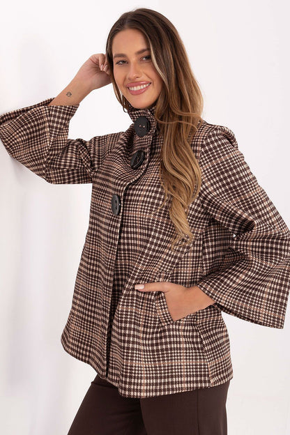 brown coat alternate angle