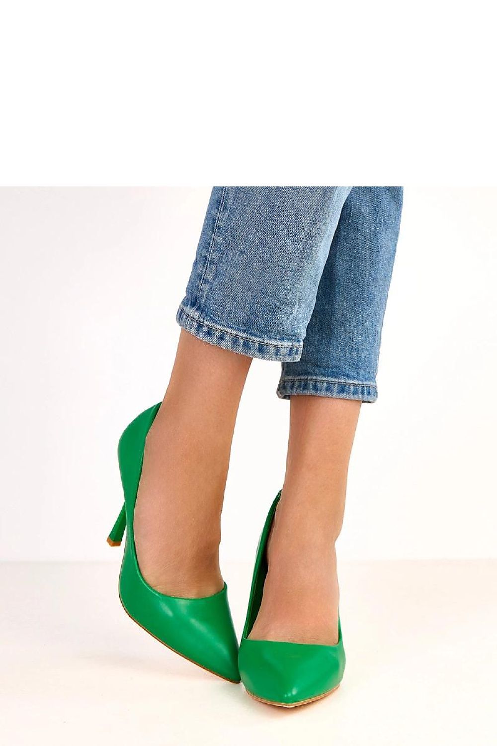 blue mini high heels view 8