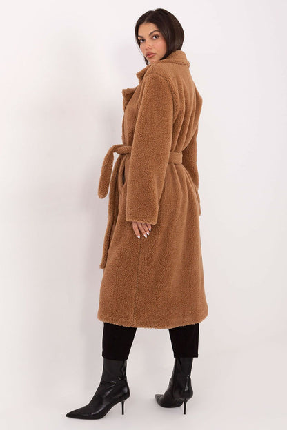 beige long sleeve coat view 9