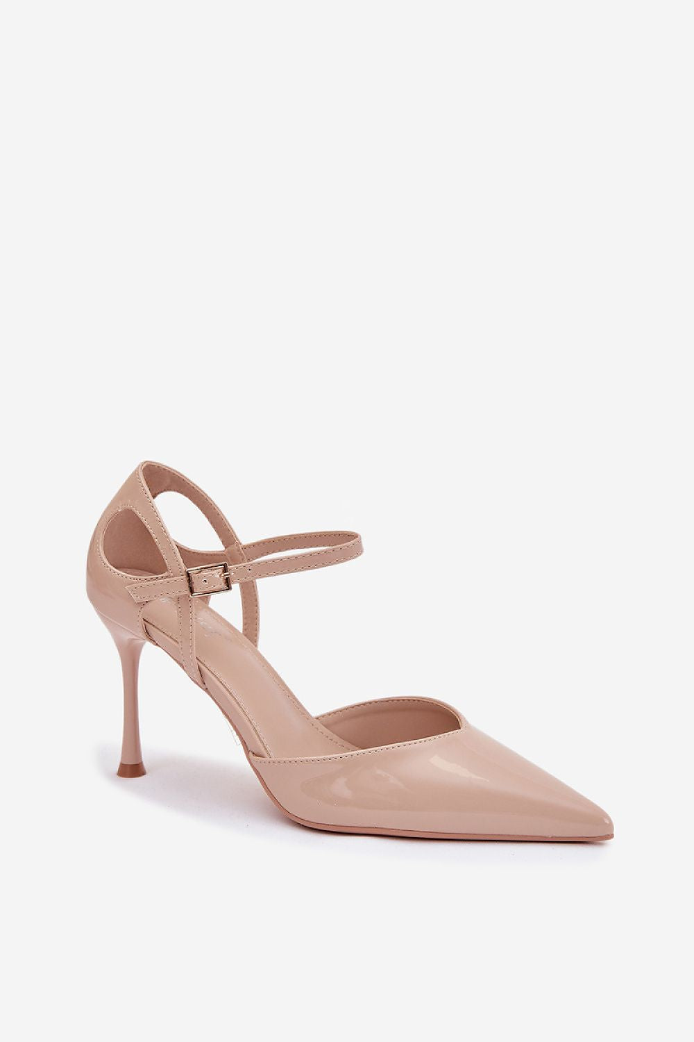 red mini high heels view 8