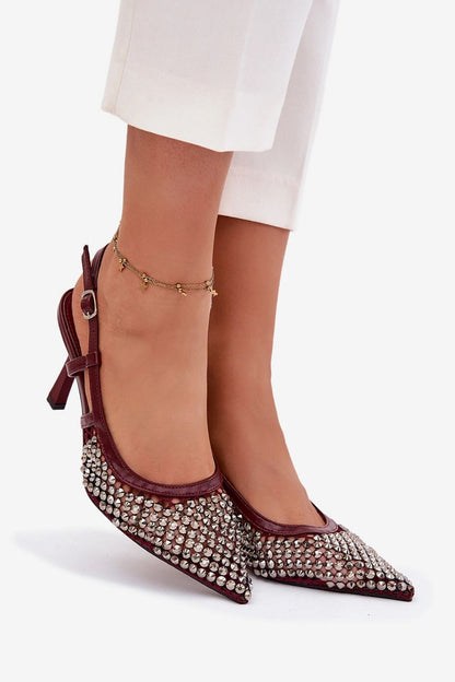 black high heels view 6