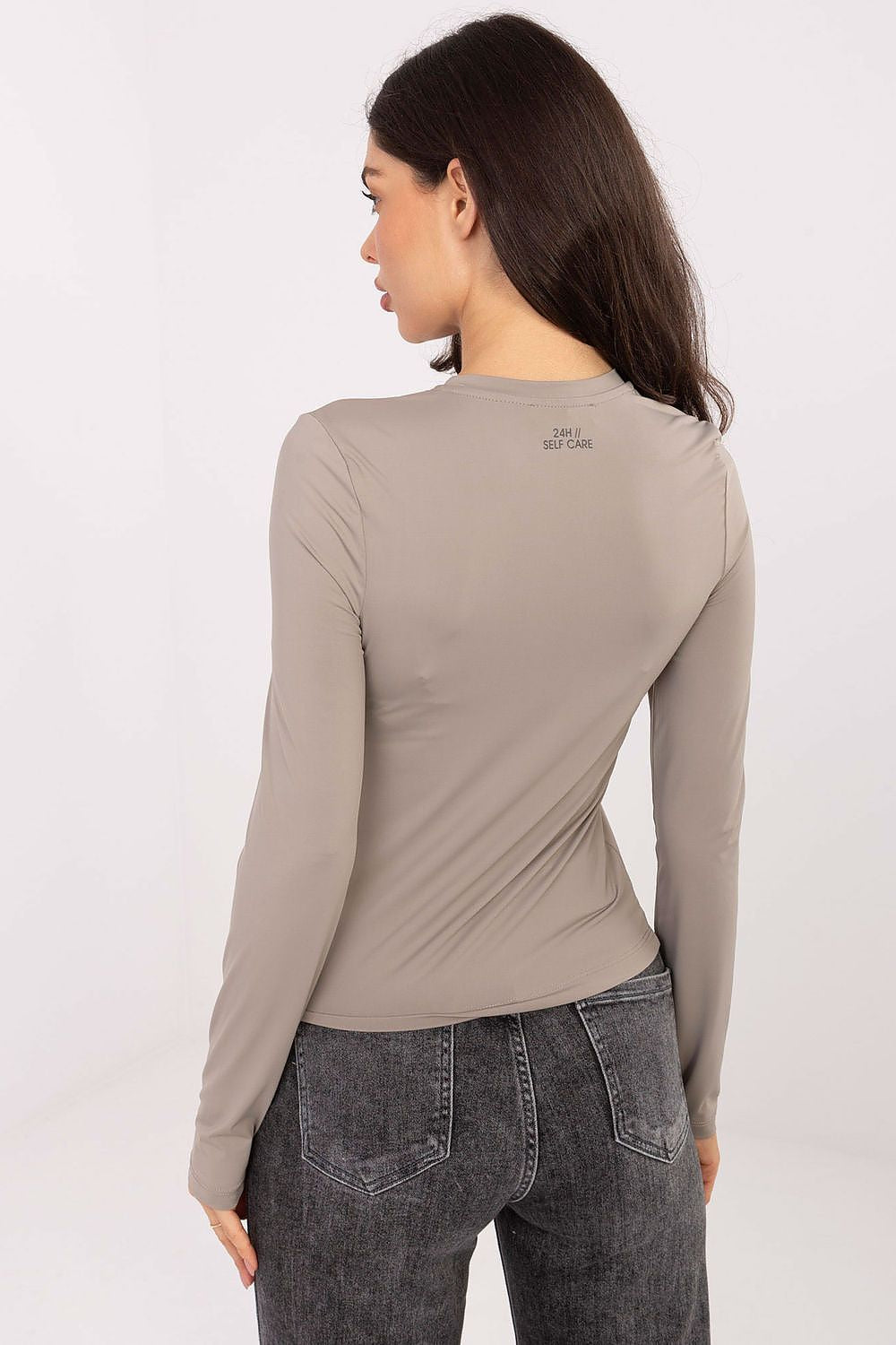 Women's Black and Beige Blouse view 6