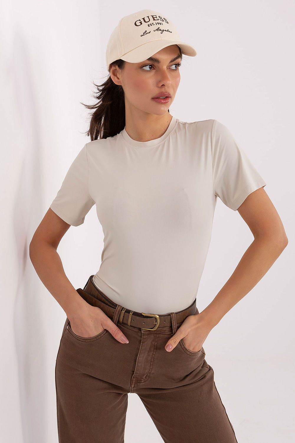 Women's Black and Beige Blouse view 8