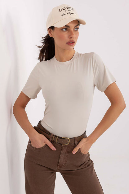Women's Black and Beige Blouse view 8
