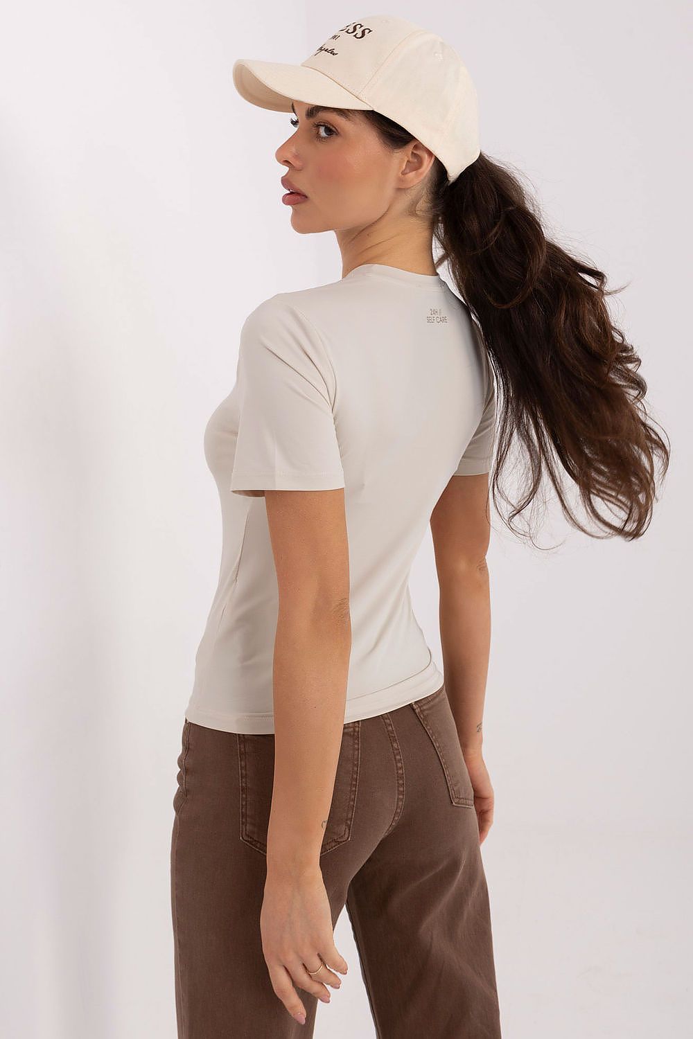 Women's Black and Beige Blouse view 10