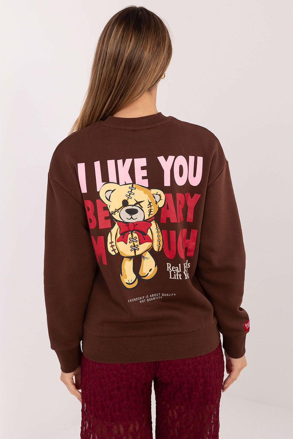 Women's Blue, Navy Blue, and Pink Sweatshirt view 21
