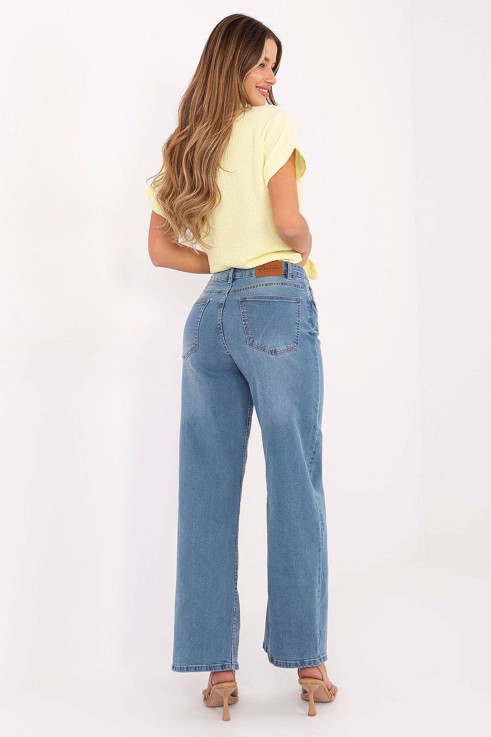 Women's Blue and Black Jeans view 8