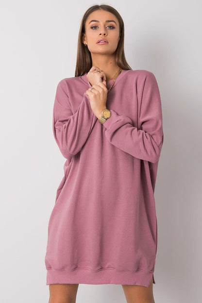 navy blue long sleeve mini day dress view 15
