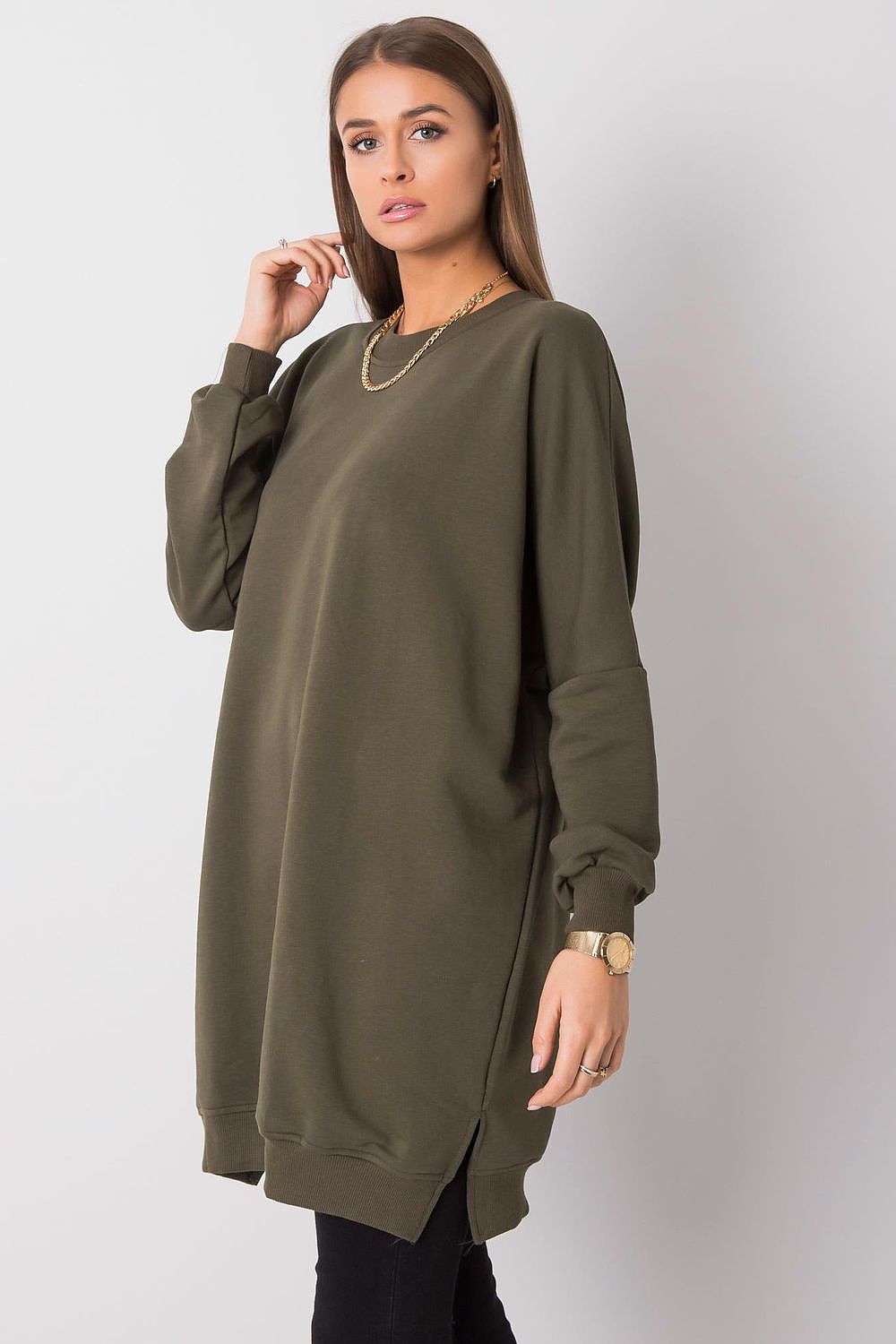 navy blue long sleeve mini day dress view 19