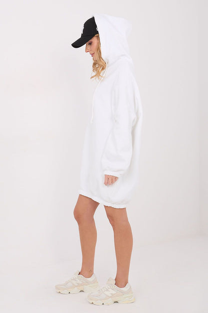 grey long sleeve mini day dress view 9