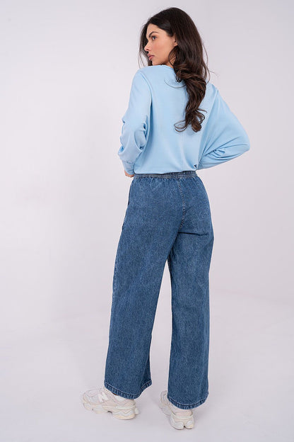 Women's Blue Jeans High-waisted detail view
